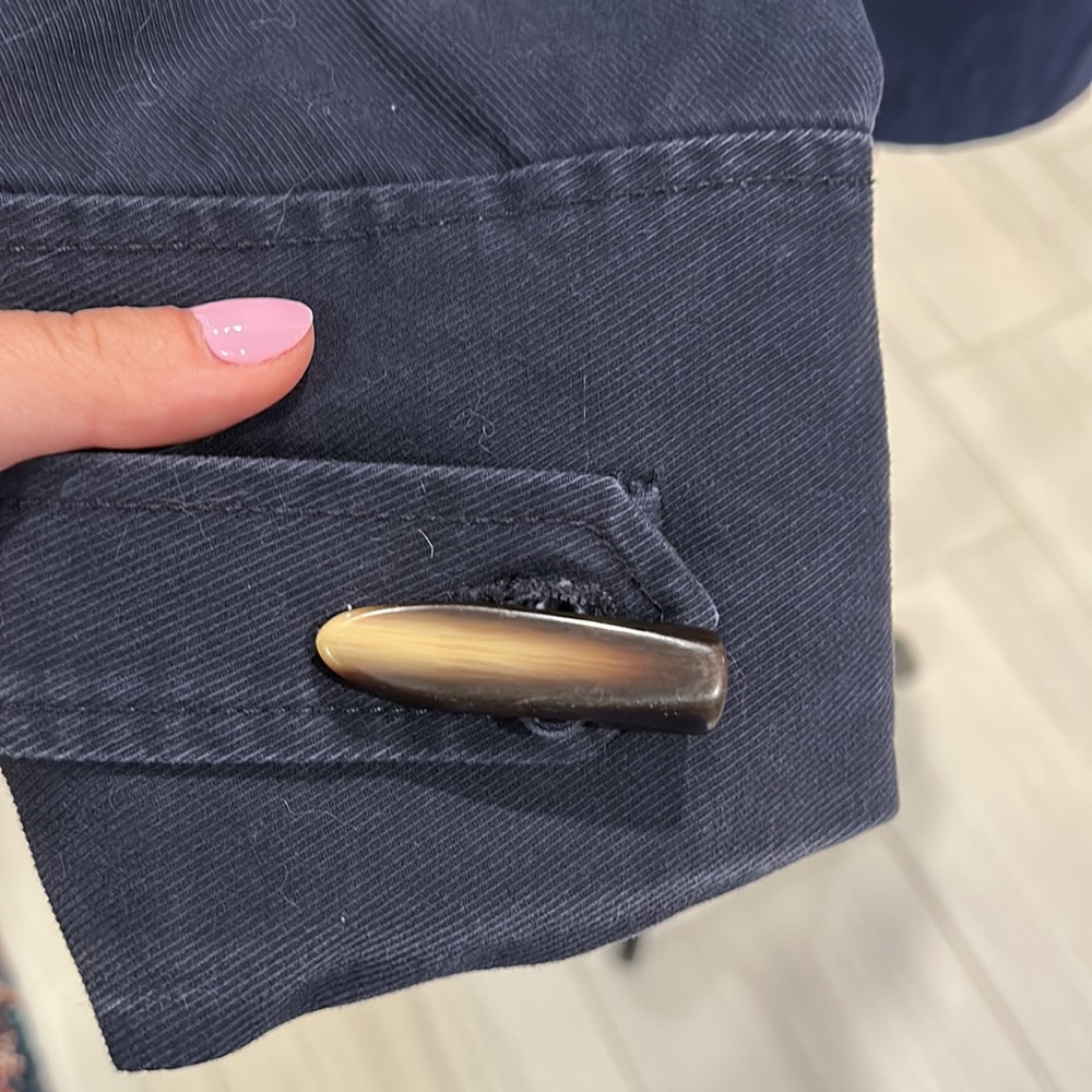 Banana Republic navy toggle closure coat - Picture 5 of 7